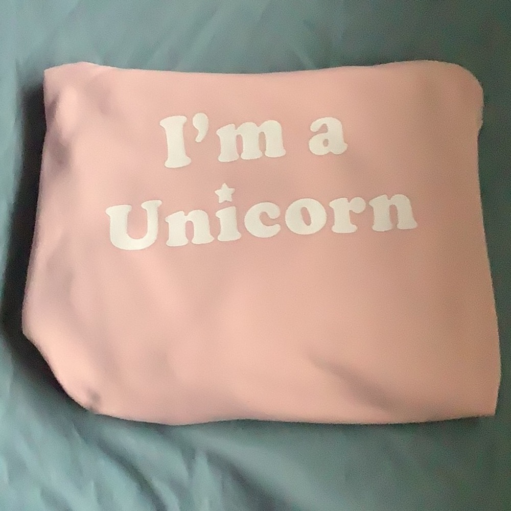 Womens I'm A Unicorn Top Hoodie Pullover Cropped Boxy - Picture 8 of 10